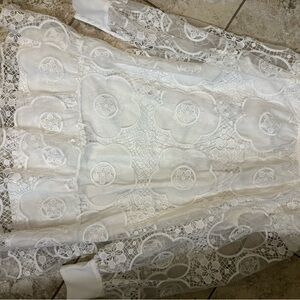 Karlie White Lace Mini Dress